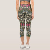 Leggings Capri William Morris Blackthorn Garden Flower Classic (Verso)