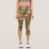Leggings Capri William Morris Cherwell Motif de fond d'écran (Recto)