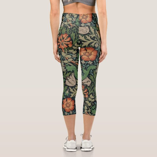 Leggings Capri William Morris Compton Fond d'écran classique (Verso)