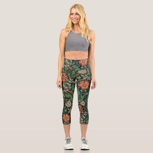 Leggings Capri William Morris Compton Fond d'écran classique (Recto)