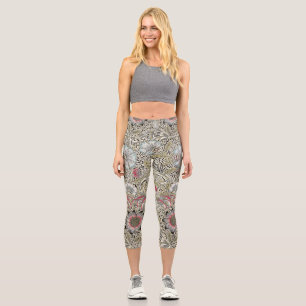 Leggings Capri William Morris Corncocktail fond d'écran floral