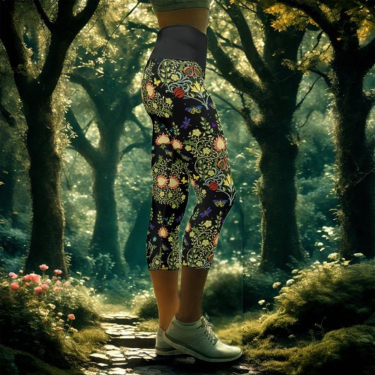 Leggings Capri William Morris Floral