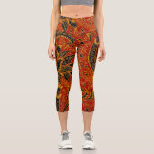 Leggings Capri William Morris Inde Floral rouge (Recto)