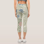 Leggings Capri William Morris Larkspur Fond d'écran floral (Verso)