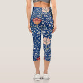 Leggings Capri William Morris Medway Floral bleu (Verso)