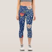 Leggings Capri William Morris Medway Floral bleu (Recto)