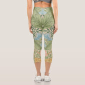 Leggings Capri William Morris Myrtle Fleur Floral Botanique (Verso)