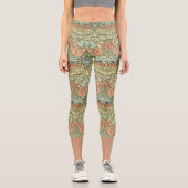 Leggings Capri William Morris Peacock et Dragon (Recto)