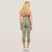 Leggings Capri William Morris Spring Motif classique épais (Verso)