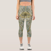 Leggings Capri William Morris Spring Motif classique épais (Recto)