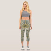 Leggings Capri William Morris Spring Motif classique épais (Recto)