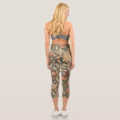 Leggings Capri William Morris Trent Garden Flower Classic Botanic (Verso)