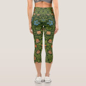 Leggings Capri William Morris Violet et Columbine Art Rug (Verso)