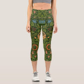 Leggings Capri William Morris Violet et Columbine Art Rug (Recto)