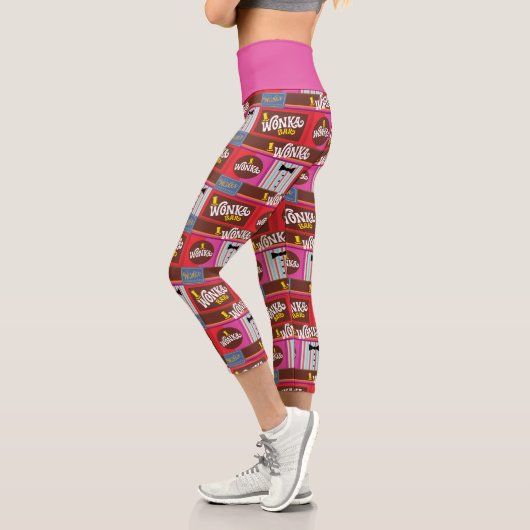 Leggings Capri Willy Wonka Motif (Gauche)