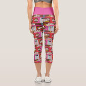 Leggings Capri Willy Wonka Motif (Verso)