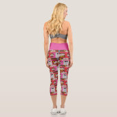 Leggings Capri Willy Wonka Motif (Verso)