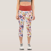 Leggings Capri Wizard of Oz™ Character Print Toss Pattern (Recto)