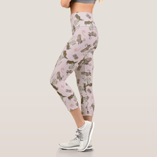 Leggings Capri Wizard of Oz™ Wicked Witch™ Crystal Ball Pattern (Gauche)