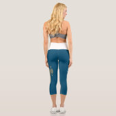 Leggings Capri WomanLifeFreedom Gold (Verso)