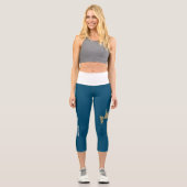 Leggings Capri WomanLifeFreedom Gold (Recto)