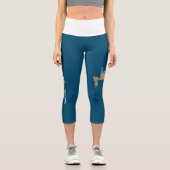 Leggings Capri WomanLifeFreedom Gold (Recto)