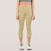 Leggings Capri Yellow diamonds (Recto)