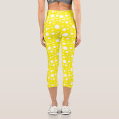 Leggings Capri Yellow Polka (Verso)