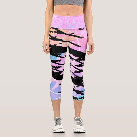 Leggings Capri Yin Yang (Recto)