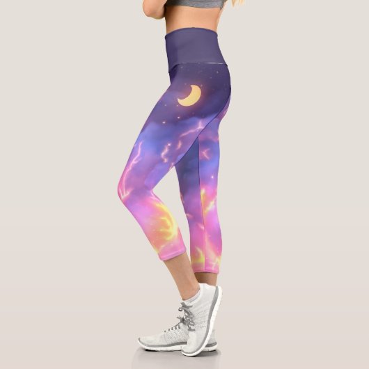Leggings Capri Yoga Capris clair et trouble (Gauche)