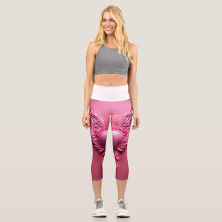 Leggings Capri Yoga Capris, XS (0-2) Fleur imprimée