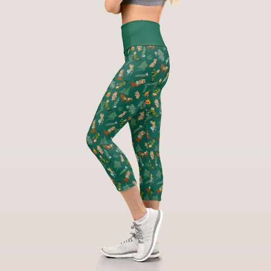 Leggings Capri Yogi Bear et les amis Jellystone Park Camp Motif (Gauche)