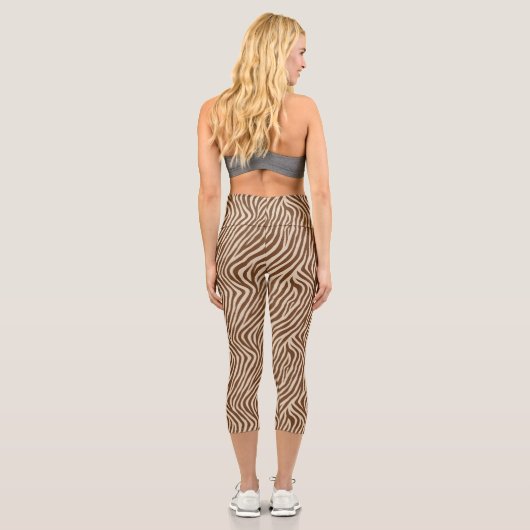 Leggings Capri Zebra Print  (Verso)