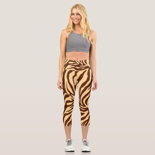 Leggings Capri zèbre 2 (Recto)