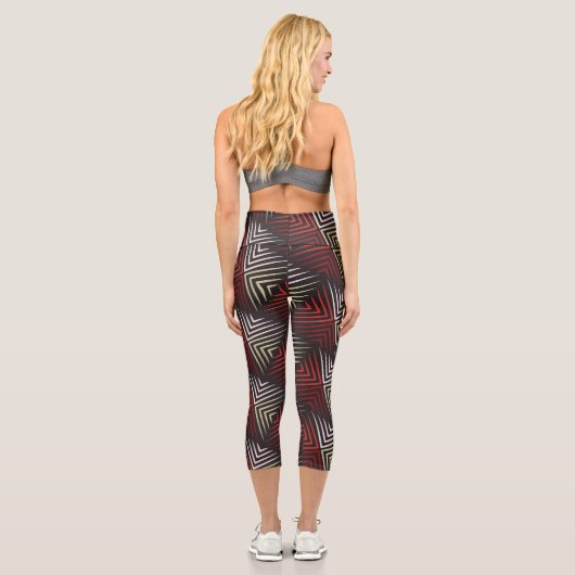 Leggings Capri Zigzag Design (Verso)