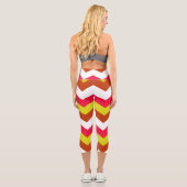LEGGINGS CAPRI ZIGZAG PATTERN. (Verso)