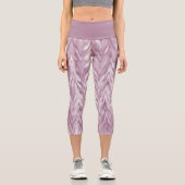 Leggings Capri Zigzag rose (Recto)
