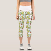 Leggings Capri ziraff dans la forêt (Recto)