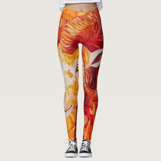 Leggings Capricorne solaire fière (Devant)