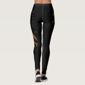 Leggings Capricorne Zodiaque Cheval Or Astrologie (Dos)