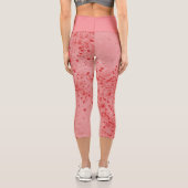 Leggings Capris rouge et rose (Verso)