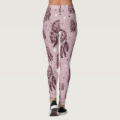 Leggings Capteur de drague rose (Dos)