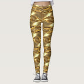 Leggings Captivating gold pattern (Devant)