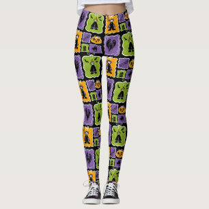 Leggings Caractères d'Halloween mignonnes Vampires & sorciè