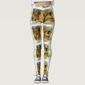 Leggings caravane en bois patiné (Devant)