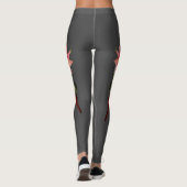 Leggings Cardinal et Colibri rose Lily Personnalisé (Dos)