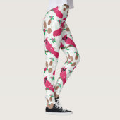 Leggings Cardinal rouge oiseau santa (Droite)