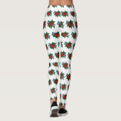 Leggings Caricature à fleurs d'Hibiscus - W (Dos)