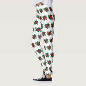 Leggings Caricature à fleurs d'Hibiscus - W (Gauche)