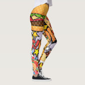 Leggings Caricature alimentaire (Droite)
